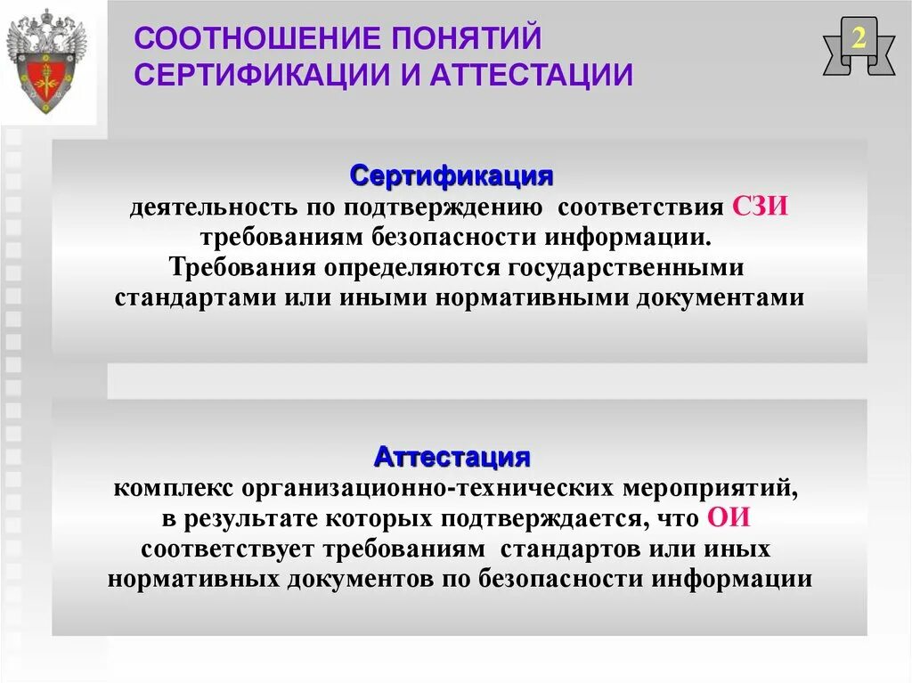 Аттестация организации требования. Понятие аттестация. Цели системы сертификации средств защиты информации. Лицензирование и сертификация в области защиты информации. Аттестация и сертификация.