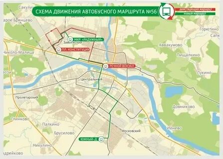 Карта тверь маршрут