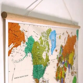 Рамка для карты на стену