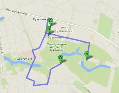 Доехать метро кузьминки