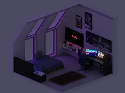 In the next room