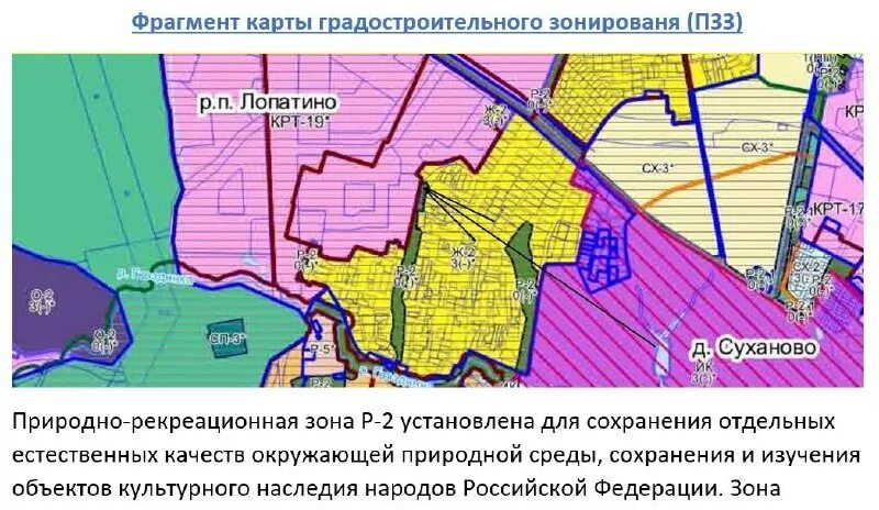 участок в двух территориальных зонах