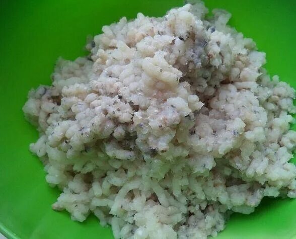 Рыбный фарш манка