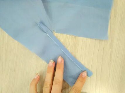 Как подшить рукава не обрезая