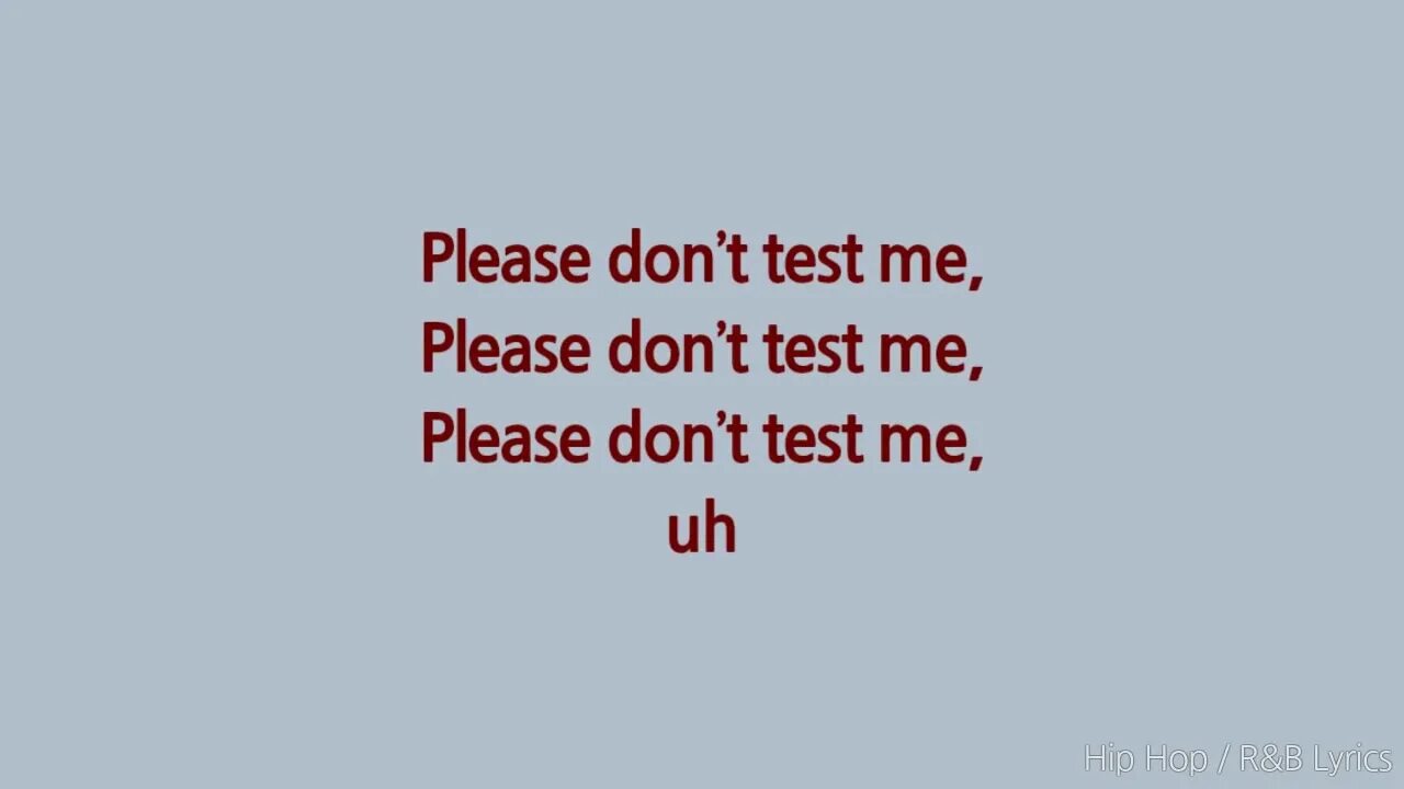 Песня тест 1. Don't doesn't Test.