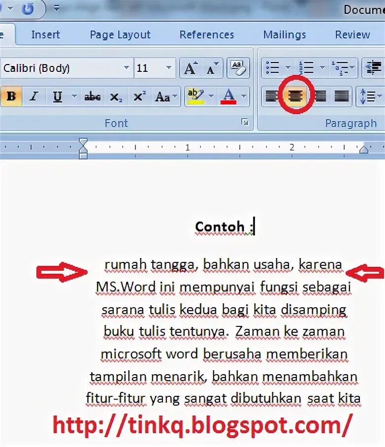 Page centered. Align the text to the left. Alignment in Word. How to align Arabic text left and right.