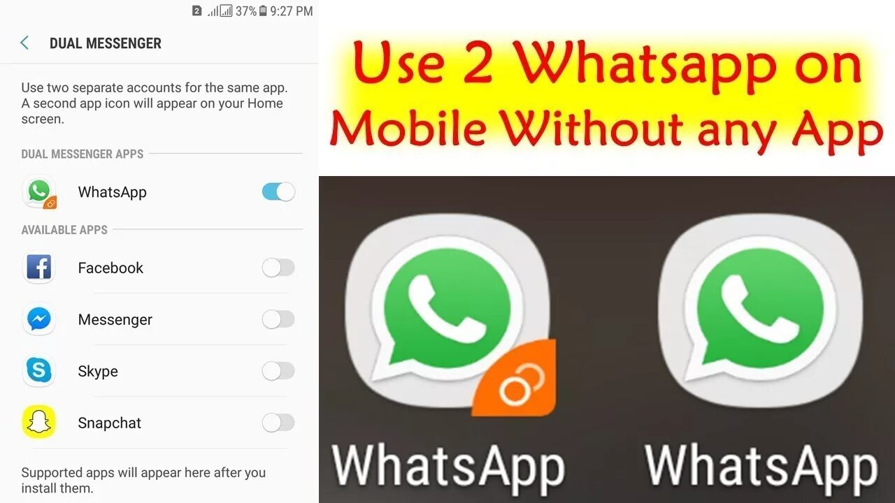 Ватсап через андроид. Ватсап 2. второй whatsapp на самсунг. как установить 2 ватсап на андроид. как установить второй ватсап на телефон.