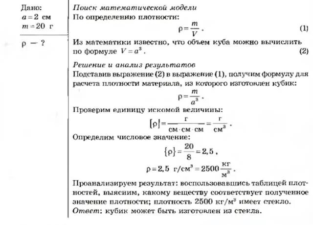 Масса свинцового шара