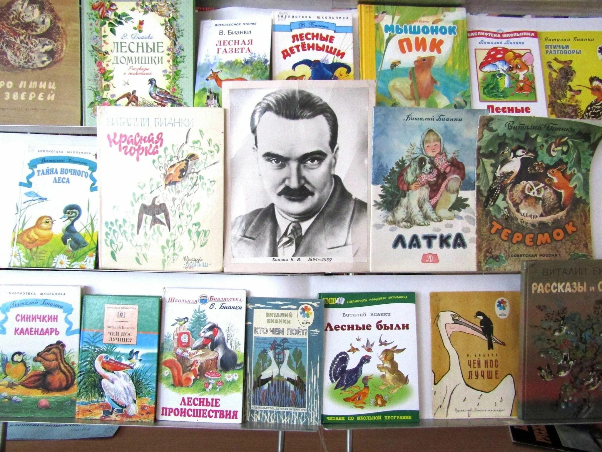 Бианки юбилей. Библиотека бианки новосибирск. книжная выставка бианки. выставка бианки в библиотеке.