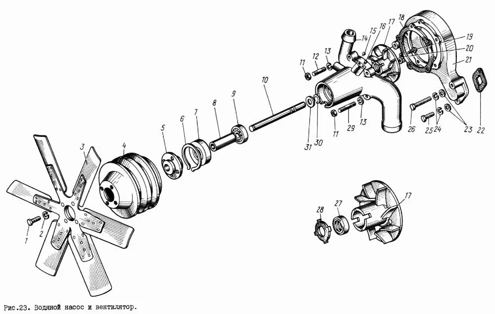 Зил 131 прокладки. Насос водяной ЗИЛ 131. Водяная помпа ЗИЛ 131. ЗИЛ 130 водяная помпа схема. Водяной насос двигателя ЗИЛ 131 схема.