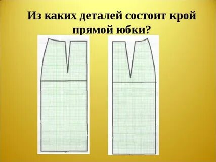 Срезы юбки