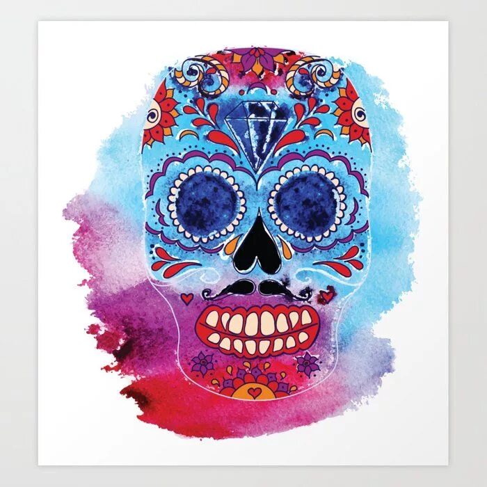 Мексиканские черепа арт. Сахарный череп. Сахарный череп тату. Мексиканский череп. Сахарный череп еда.