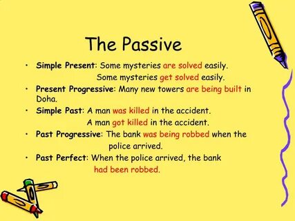 Предложения в present simple passive