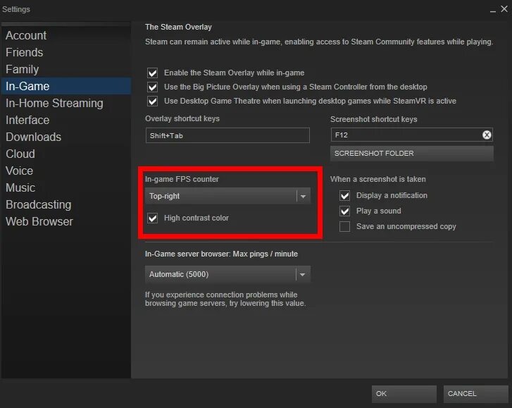 Steam браузер серверов. Шифт таб в стиме. Где в стиме настройки ФПС В игре. Сочетание клавиш для оверлея стим. Enabled ru