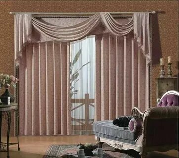 Шторы с ламбрекеном в современном стиле