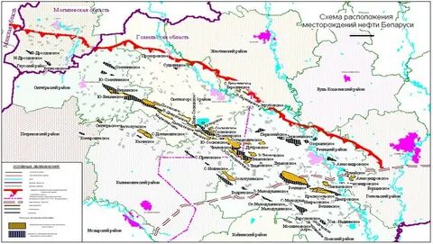 нефтяные месторождения беларуси