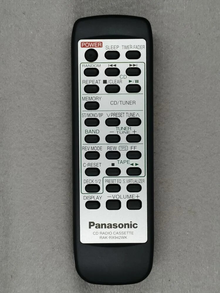 Пульт panasonic rx