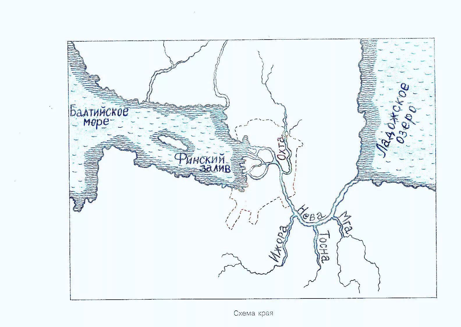Показать карту реки невы. Схема реки Невы. Река Нева на контурной карте. Река Нева на карте России от истока до устья.