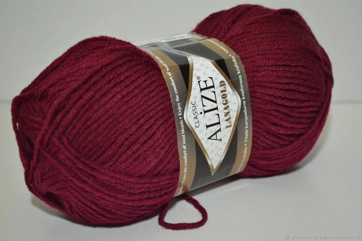 Характеристики Пряжа Alize Lanagold Plus 100г, 140м (51%акрил, 49%шерсть), уп.5 