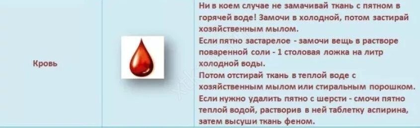 Чем можно отмыть кровь. Чем вывести пятно крови. Чем вывести кровь с одежды.