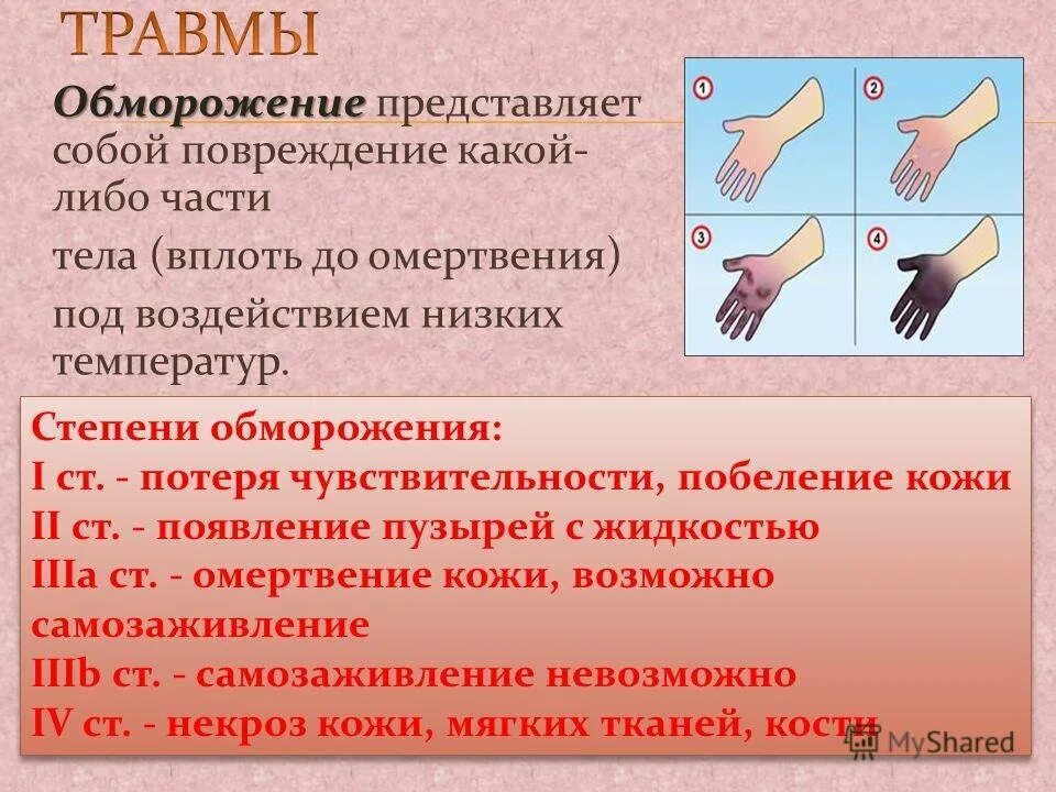 Обморожение классификация. Повреждение кожи обморожение. травмы кожи обморожение. травмы ожоги обморожения.