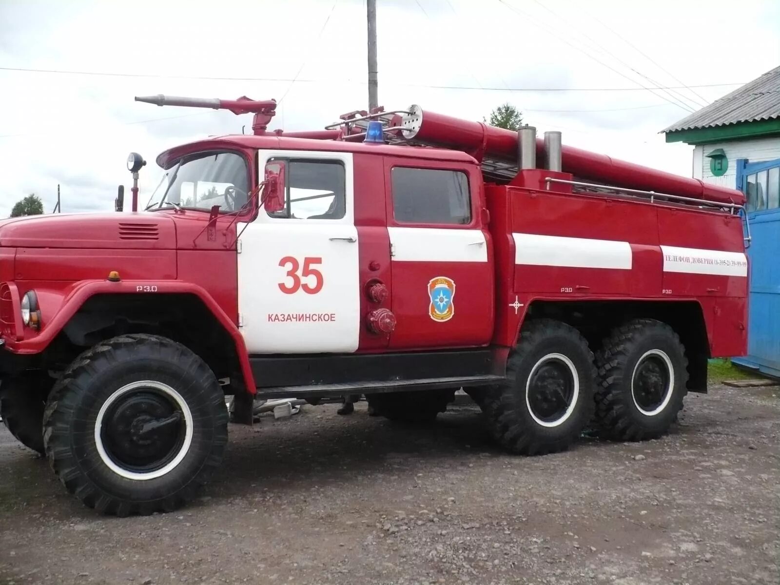 Обкатка пожарного автомобиля