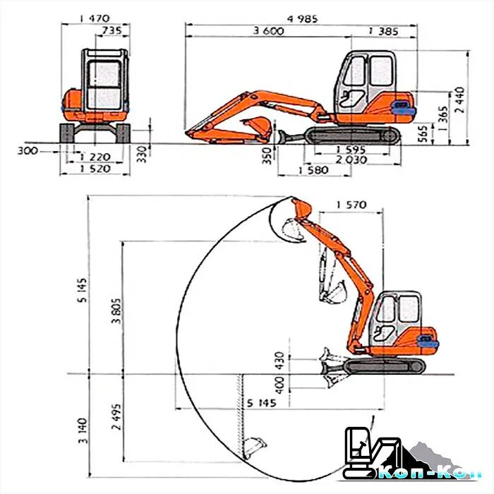 Высота ковша экскаватора. Глубина копания Хитачи 210. Мини-экскаватор Cast-307.5 чертеж. Хитачи 210 высота погрузки. Hitachi ex200 габариты.