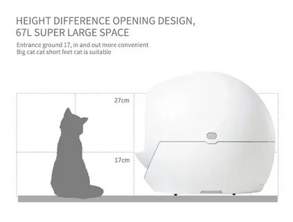 Автоматический туалет для кошек petree