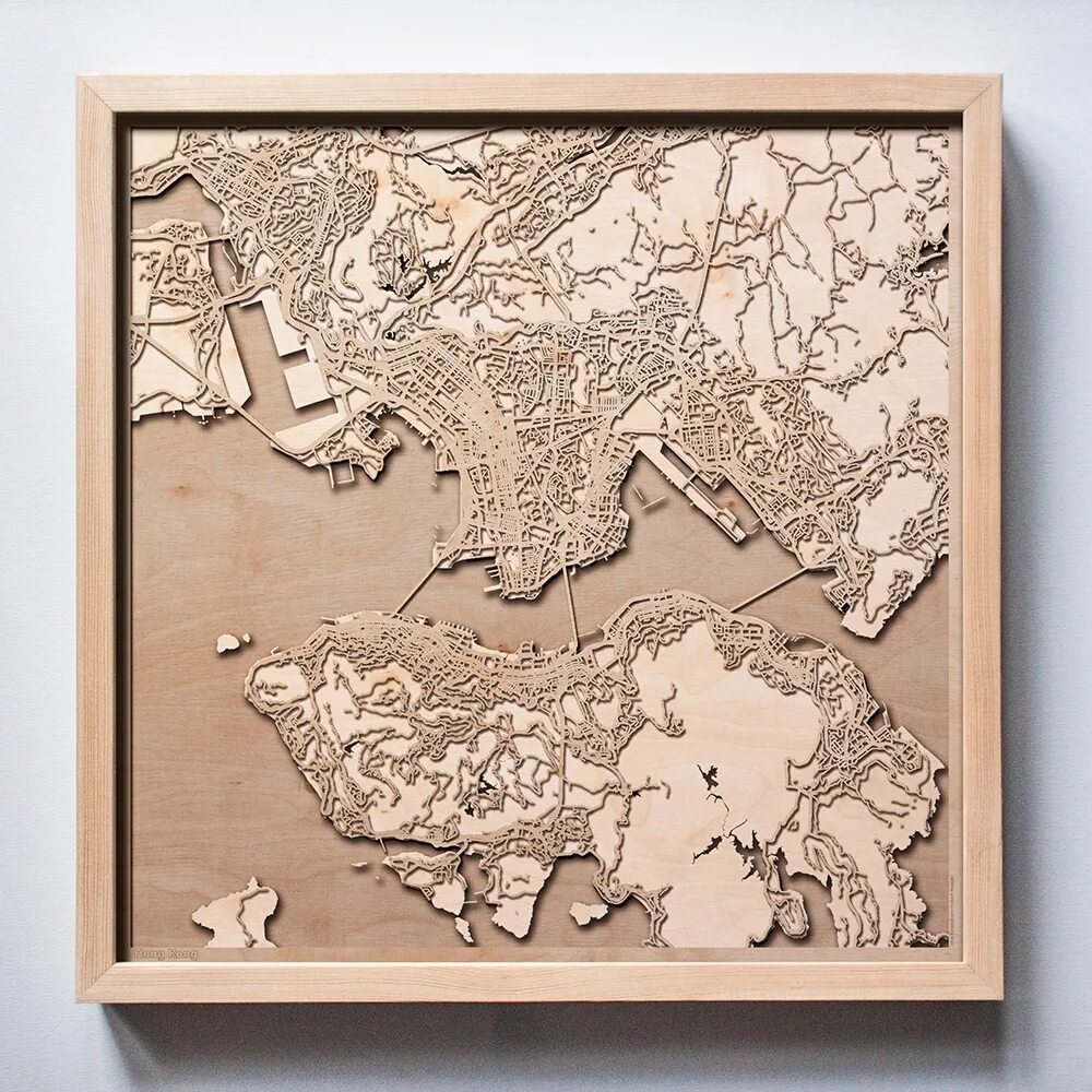 Laser maps