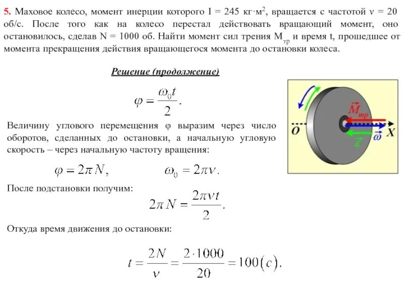 Через момент. Угловая скорость махового колеса. Момент инерции махового колеса методом колебаний. Маховое колесо момент инерции которого 245. Маховое колесо момент инерции которого 245 кг м2 вращается.