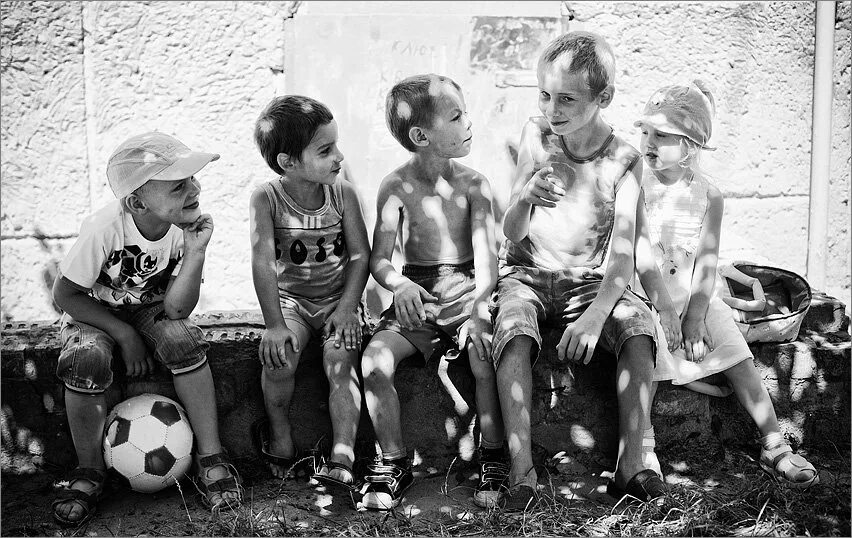 Н. Янев. Детвора. Советский мальчик. Пацаны во дворе.