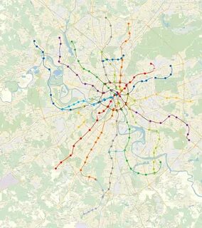 Линия города москвы