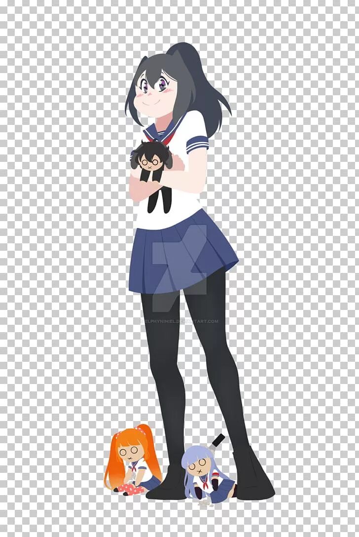 Yandere simulator png. Риоба Яндере симулятор. Фан персы Яндере симулятор.