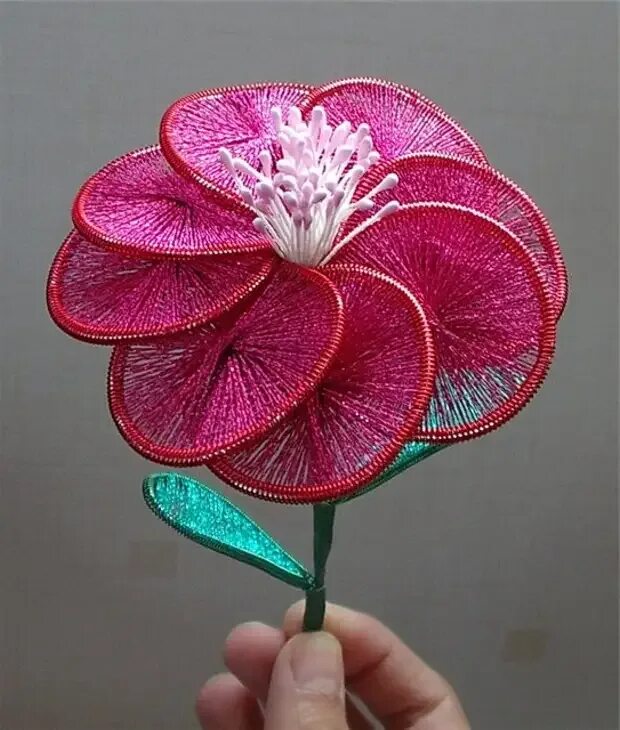 Цветы в технике мастер класс. Мальтийское рукоделие ганутель. Ганутель Ромашка. Ганутель техника рукоделия. Техника ганутель мастер класс.