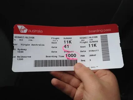 Boarding pass