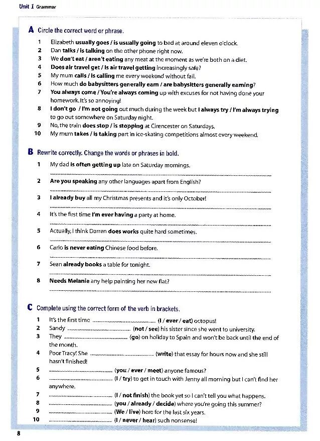 Английский 11 класс unit1 Grammar a circle the correct Word or phrase 1 Elizabeth. Destination b2 Grammar and Vocabulary with Keys. Destination b2 ответы. Elizabeth usually goes/is usually going to Bed at around Eleven o'Clock.