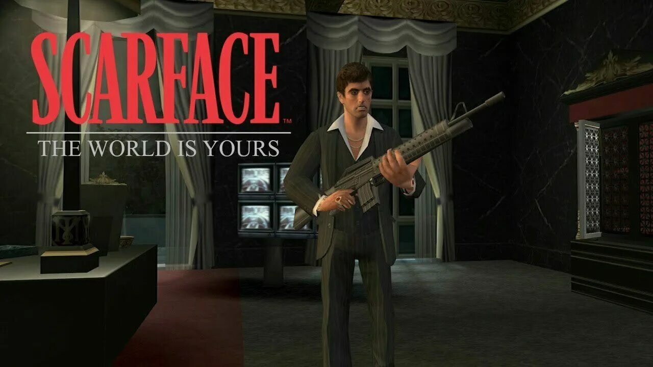 Лицо со шрамом игра. Тони монтана игра. scarface 2 игра. playstation 2 scarface. the world is yours скарфейс.