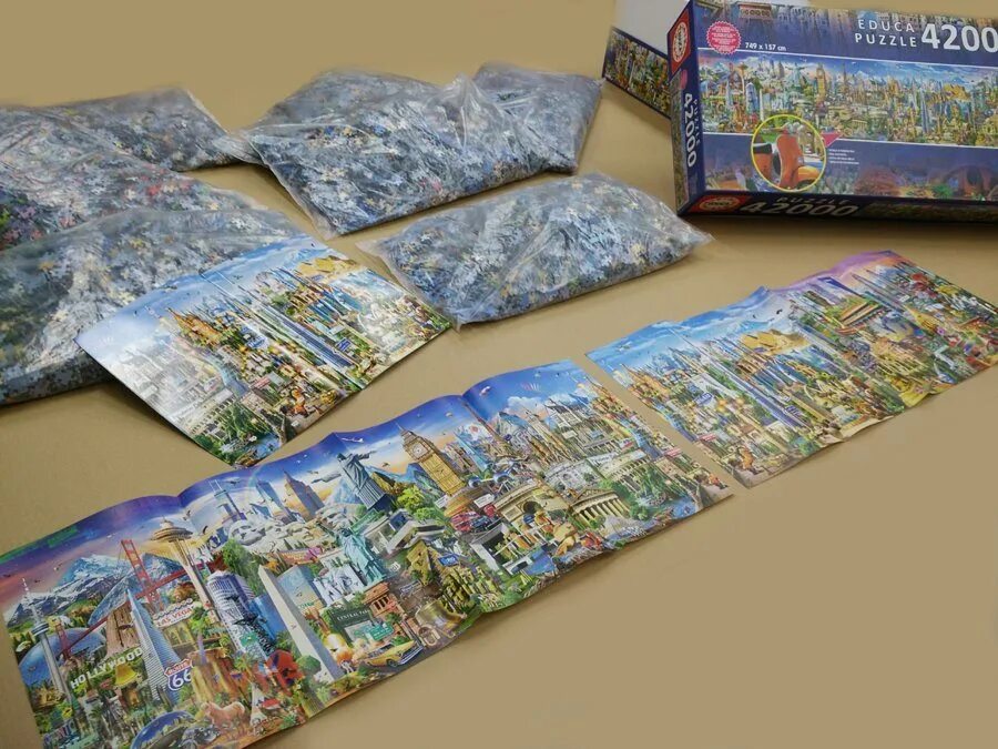 пазл вокруг света