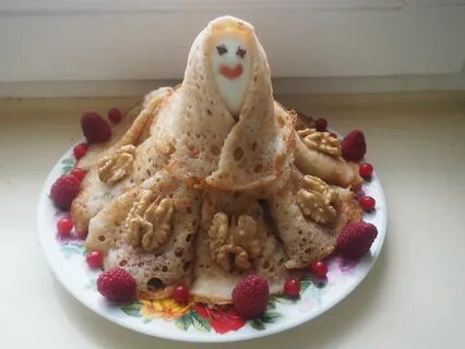 Фигурки из блинов - 58 фото