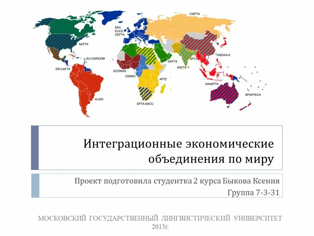 Международная экономическая интеграция карта. Межгосударственная экономическая интеграция карта. Интегрированные экономические группировки