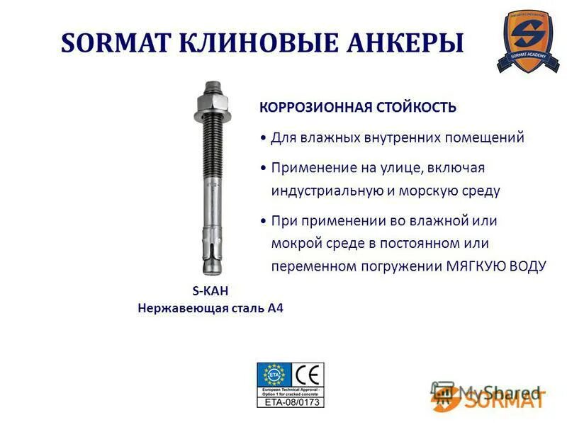 Комплекс сормат. Анкер СОРМАТ. Анкер клиновой СОРМАТ 123. Анкер клиновой документация.