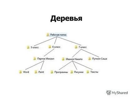 Моделями каких систем могут служить деревья