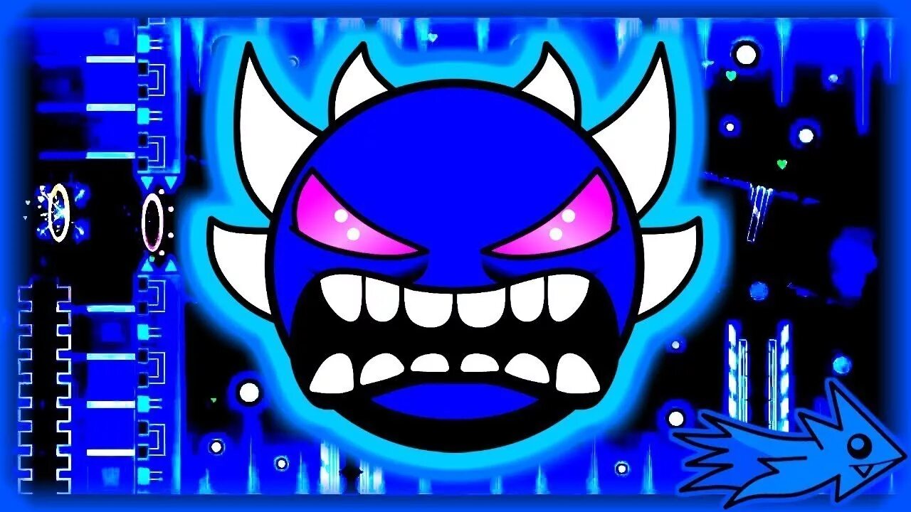 Самый демон в geometry dash. Демон геометрии даш. геометрия даш экстрим демон. демон из geometry dash. геометрии даш медиум демон.