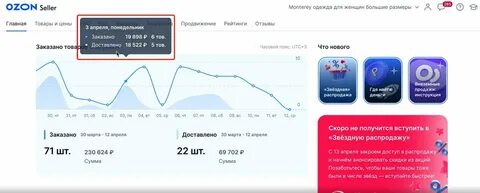 Агентский отчет селлеру озон