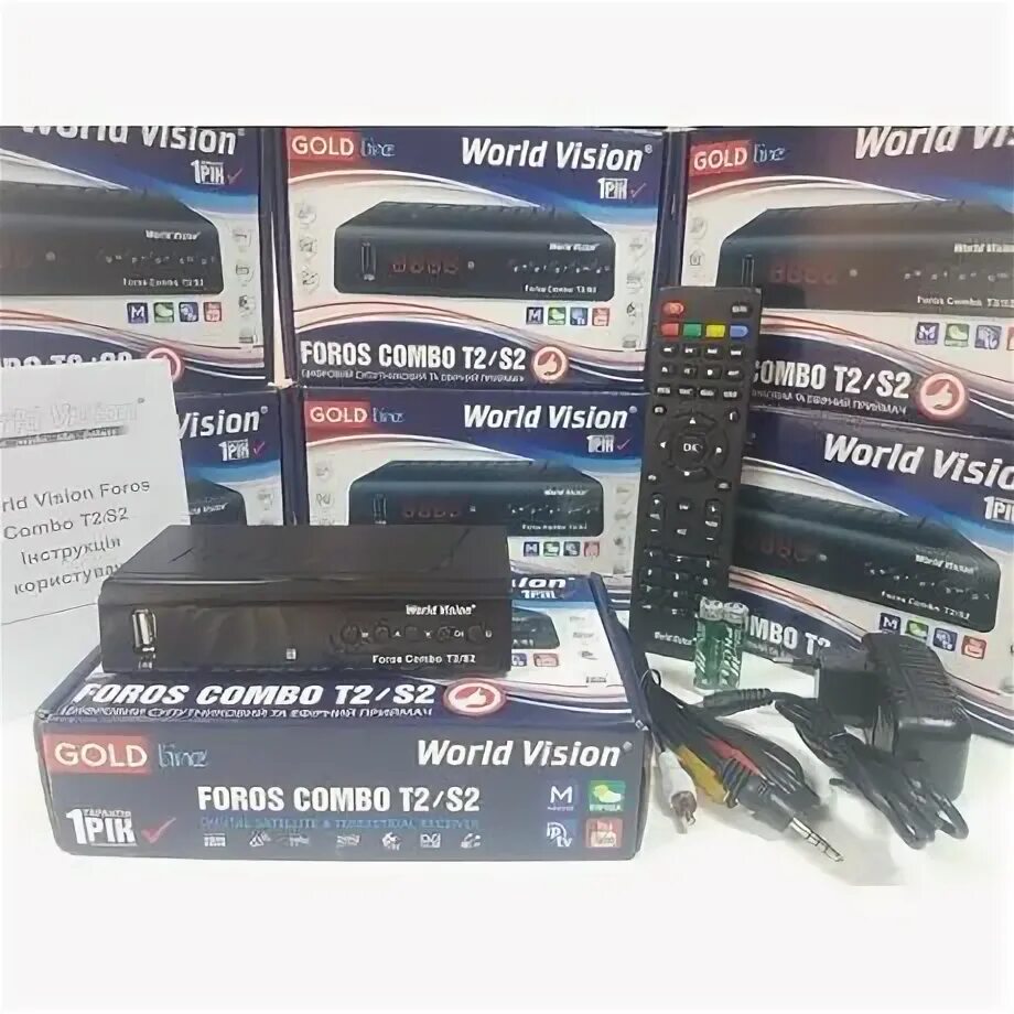 World vision foros dvb t2 s2. World vision foros combo t2s2. world vision foros dvb-t2dvb-s2 приставка. foros combo t2s2 в комплект. тв приставка world vision foros combo t2s2 пульт управления.