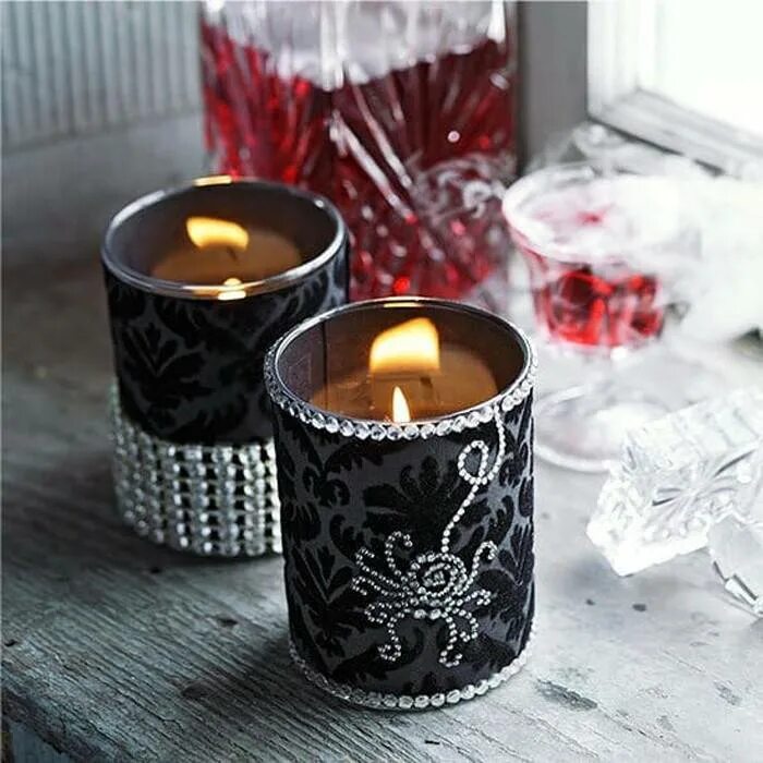 Подсвечник (золот. Жестяном подсвечнике. Жестяном подсвечнике. Подсвечник из жестяной банки. Жестяные подсвечники с коробочкой.