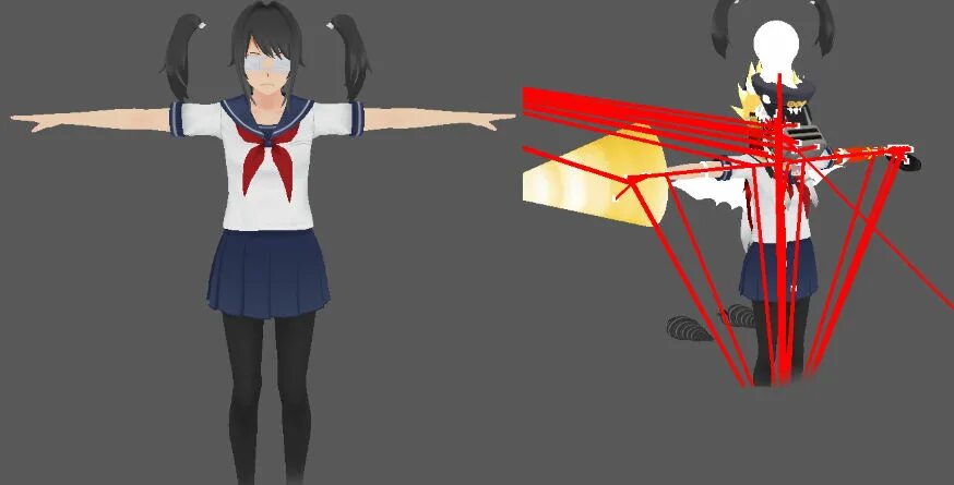 Включи yandere simulator. Юнити 3 д Яндере симулятор. Яндере симулятор модельк. Яндере симулятор персонажи 3д. Яндере симулятор Миюджи.