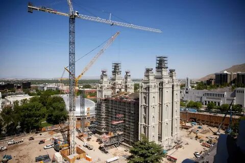 Salt Lake Temple renovation: August video and photos show latest update.