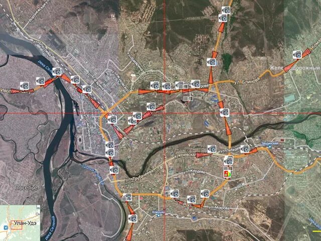Местоположение улан удэ. План города Улан-Удэ. Улан Удэ спутниковая карта. Карта Улан-Удэ со спутника. Камеры на дорогах Улан-Удэ.