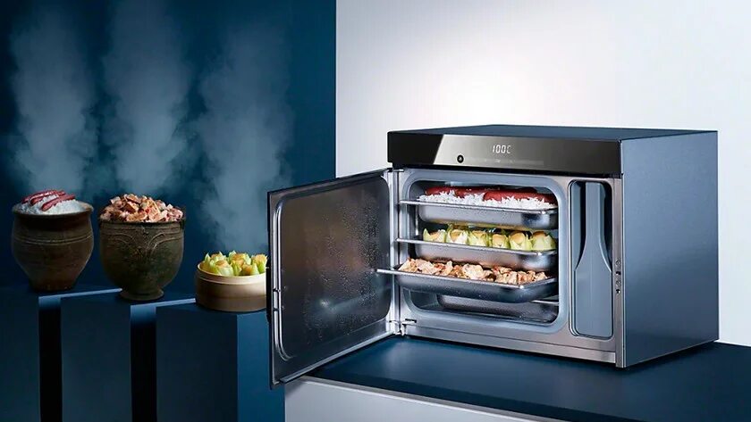 Convection steam oven. Neo oven. Wolf built in. Miele ovens. Пароварка с микроволновкой.